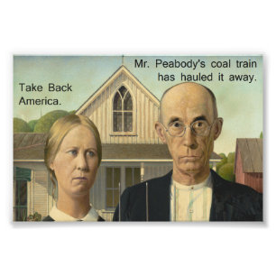 Foto Grant Wood acarreado