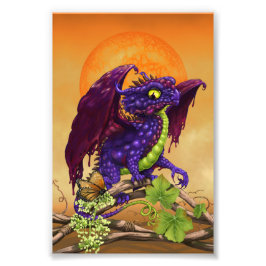 Foto Grape Jelly Dragon 4x6 Print