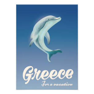 Foto Grecia para unas vacaciones Cartel de viaje de del