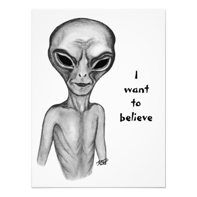 Foto Grey Alien , quiero creer (Frente)