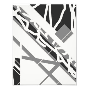 Foto Gris negro sobre formas diagonales en blanco roto