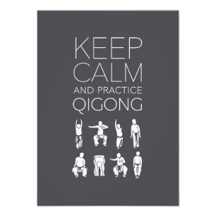 Foto Guarde la calma y la práctica Qigong