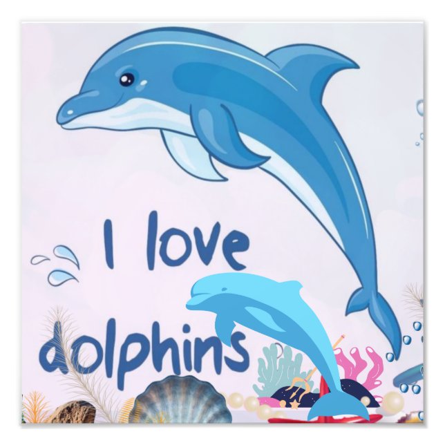 Foto Guay l Love Dolphins cita a amantes de los delfine (Frente)