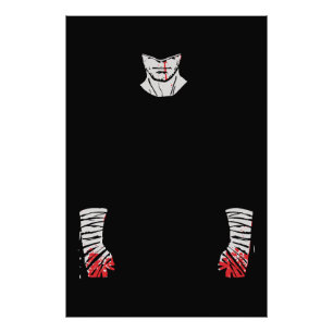 Foto Guerrero de las Sombras Teñido de Rojo