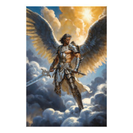 Foto Guerrero Dorado del Arcángel Miguel Cielo