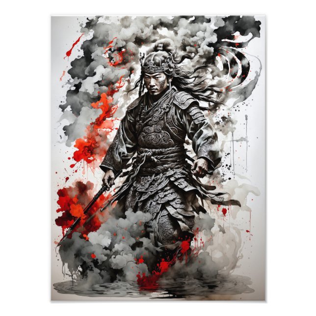 Foto Guerrero mongol masculino A (Frente)