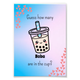 Foto Guess How Many Boba Are in the Cup?  Gender Reveal