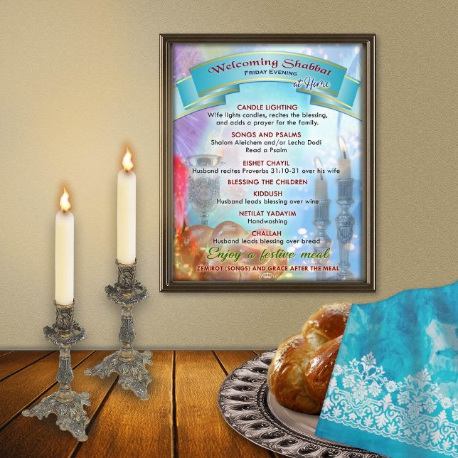 Foto Guía para dar la bienvenida al Shabbat en casa (Subido por el creador)