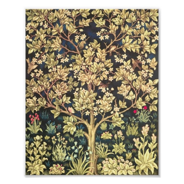 Foto Guillermo Morris Árbol De La Vida Vintage Pre-Raph (Frente)