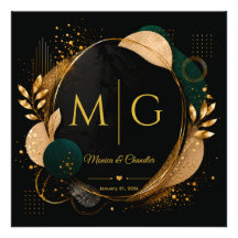 Guión personalizado en marco abstracto de lujo neg