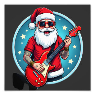 Foto Guitarrista de Navidad  Música rock Navidad (2)