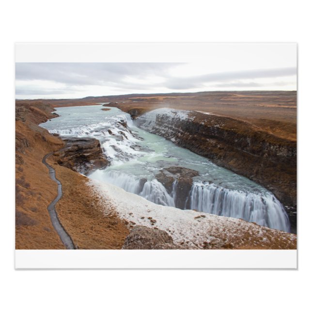 Foto Gullfoss (Islandia) (Frente)