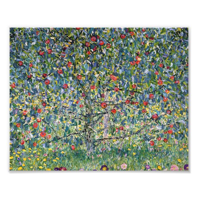Foto Gustav Klimt - Árbol Apple I (Frente)
