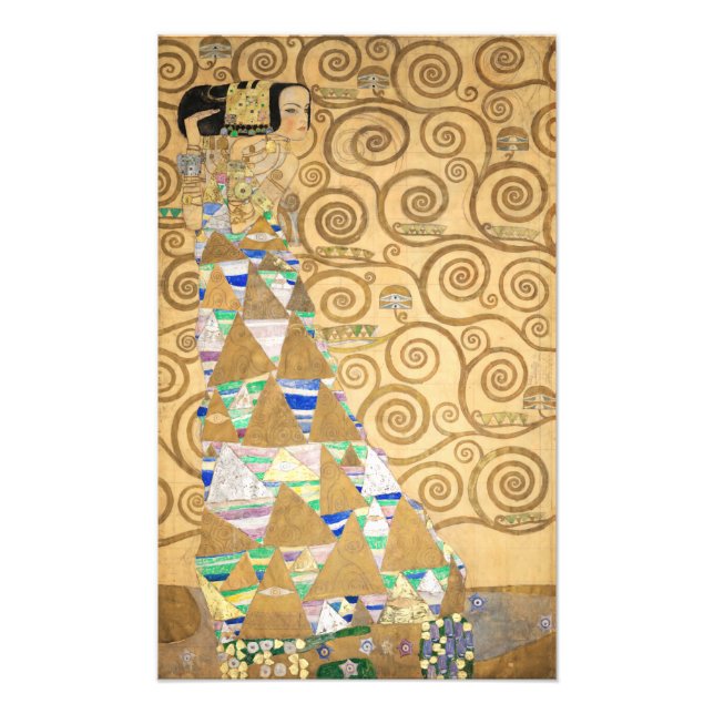 Foto Gustav Klimt - Expectación, Friso Stoclet (Frente)
