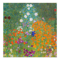 Gustav Klimt - Jardín de flores