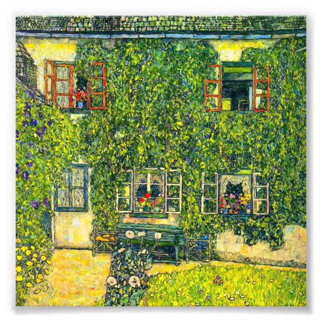 Foto Gustav Klimt La Casa de la Guardia (Frente)