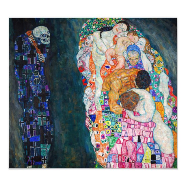 Foto Gustav Klimt - Muerte y vida (Frente)