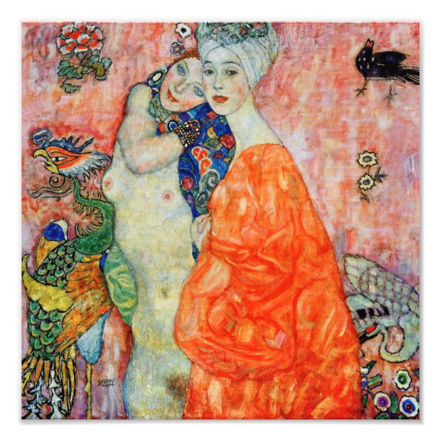 Foto Gustav Klimt - Mujeres amigas (Frente)