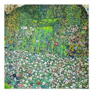 Foto Gustav Klimt - Paisaje hortícola y cima de una col