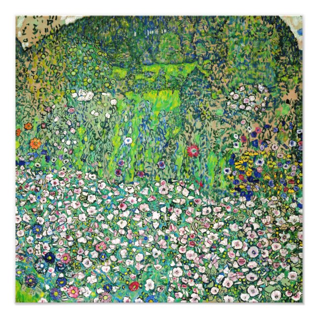 Foto Gustav Klimt - Paisaje Horticultural y cima de col (Frente)