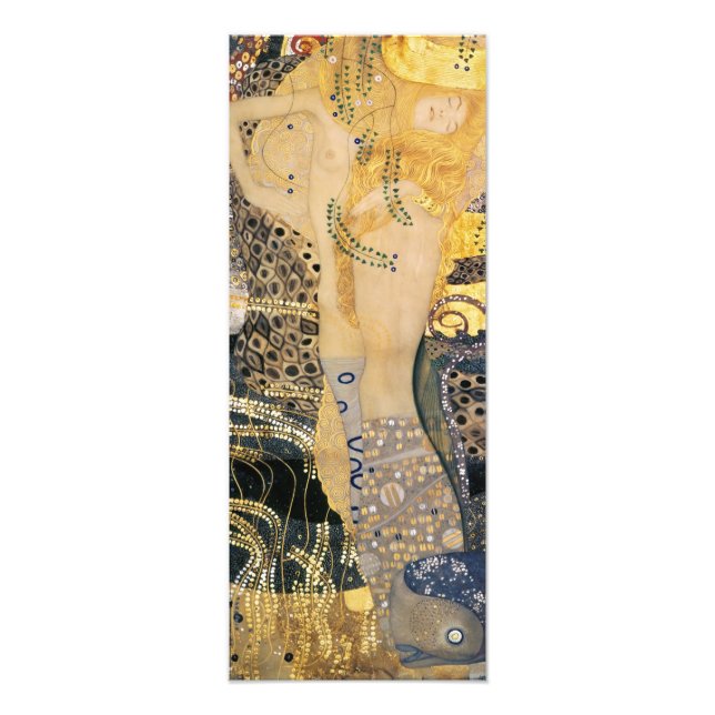 Foto Gustav Klimt - Serpientes Acuáticas I (Frente)