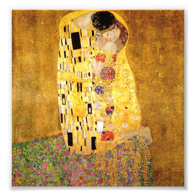 Foto Gustav Klimt The Kiss Print (Frente)