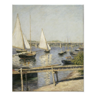 Foto Gustave Caillebotte - Barcos de vela en Argenteuil