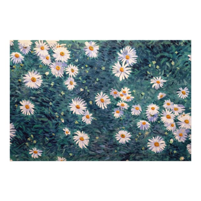 Foto Gustave Caillebotte - Cama de Daisies, detalle (Frente)