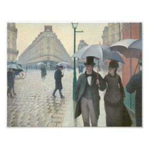 Foto Gustave Caillebotte - Paris Street; Rainy Day