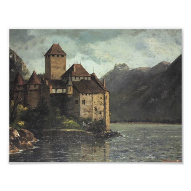 Foto Gustave Courbet - Castillo de Chillon (Frente)