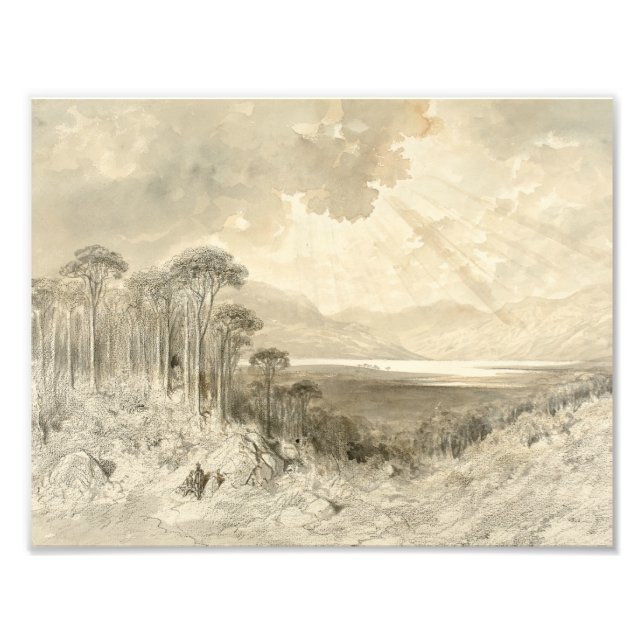 Foto Gustave Dore - Paisaje escocés (Frente)