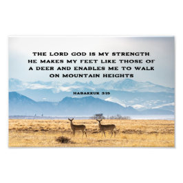 Foto Habakkuk 3:19 El Dios SEÑOR es mi FUERTE Biblia