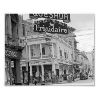 Foto Habana Cuba Lampárrs Quesada 1955