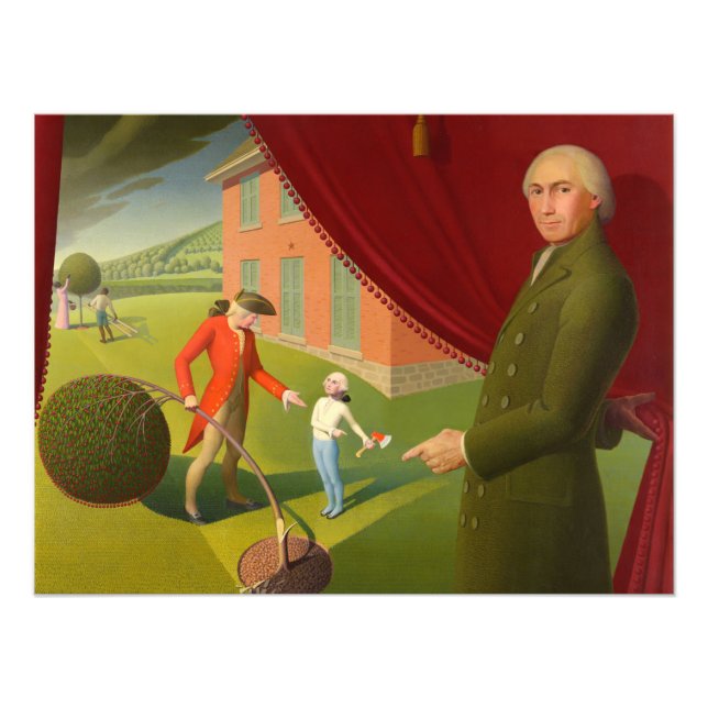 Foto Habilidad de Parson Weems por Grant Wood (Frente)