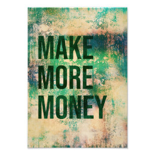 Foto Hacer más dinero poster de oficina