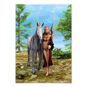 Foto Hada con unicornio