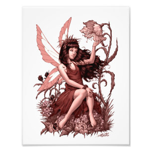 Foto Hada joven con las flores por el Al Río