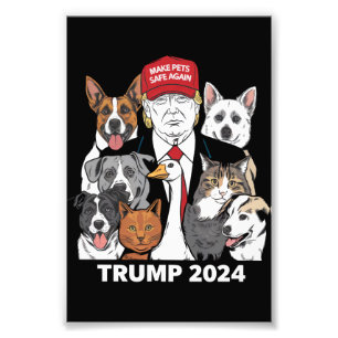 Foto Haga que las Mascotas Sean Seguras de Nuevo Trump