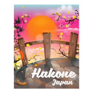 Foto Hakone japón florece poster.