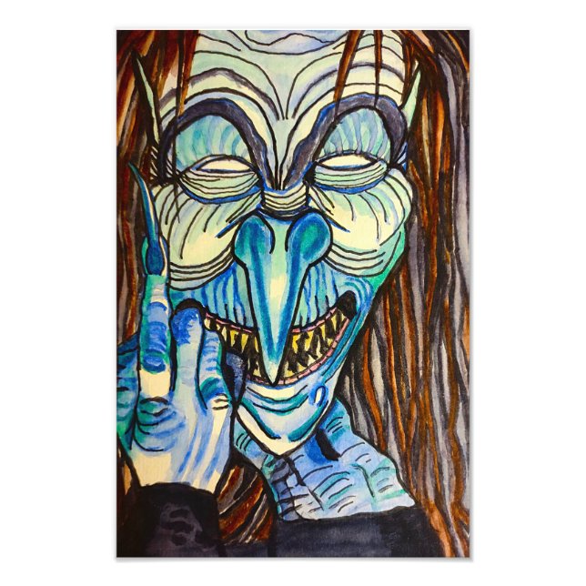 FOTO HALLOWEEN BLUES WITCH (Frente)