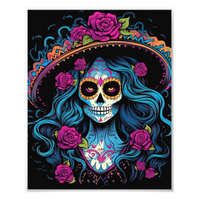 Foto Halloween con maquillaje (Frente)