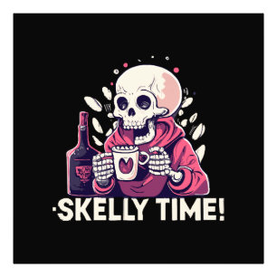 Foto halloween pero es hora de skelly
