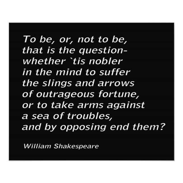 Foto "Hamlet" de William Shakespeare (Frente)