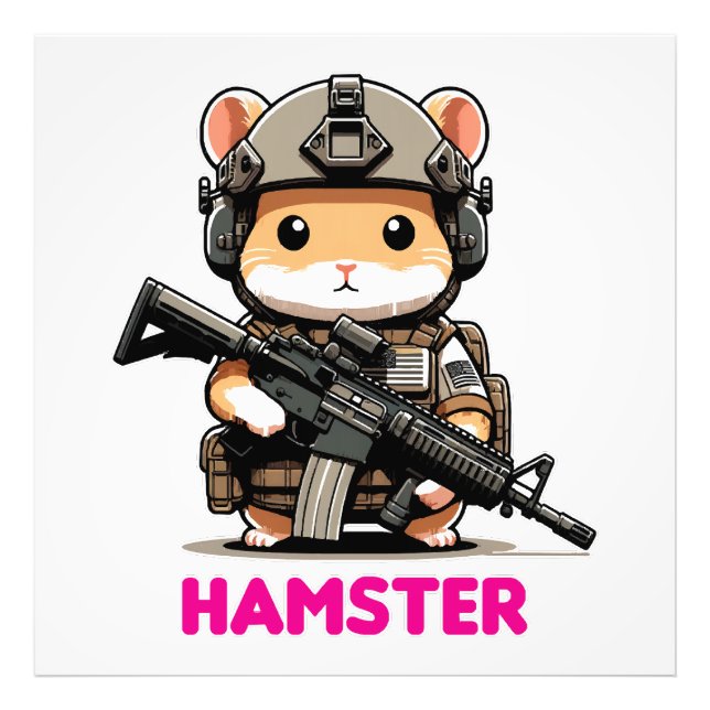 Foto Hámster táctico (Frente)