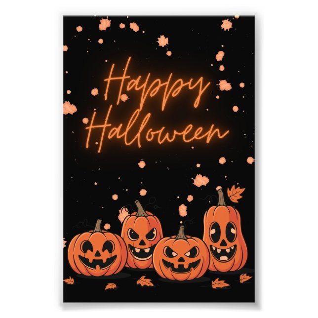 Foto Happy Halloween Postcard (Frente)