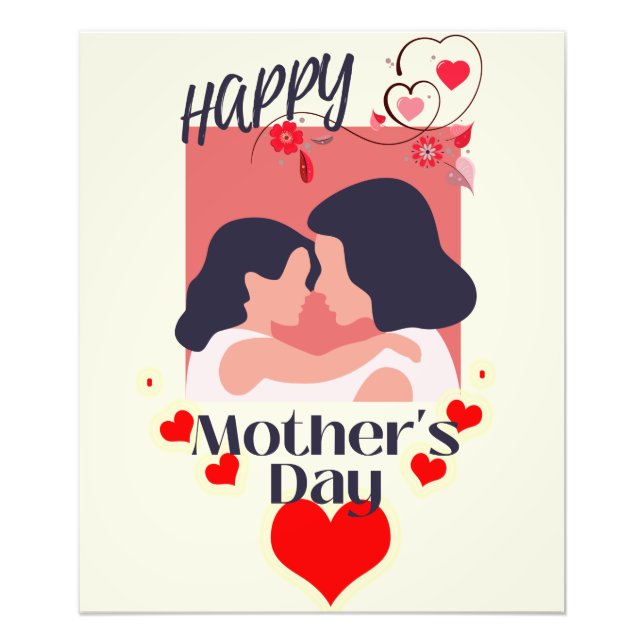 Foto happy Mother's Day .   Photo Print (Frente)