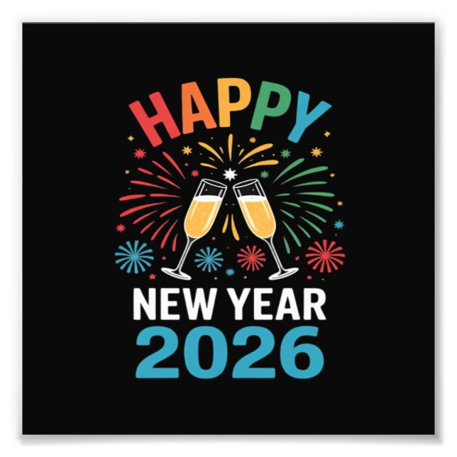 Foto Happy New Year 2026 Party Funny New Years Eve 2026 (Frente)