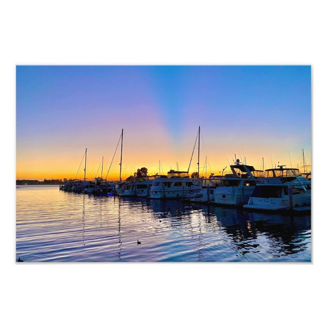 Foto Harbour Sunset San Diego, California Photo (Frente)