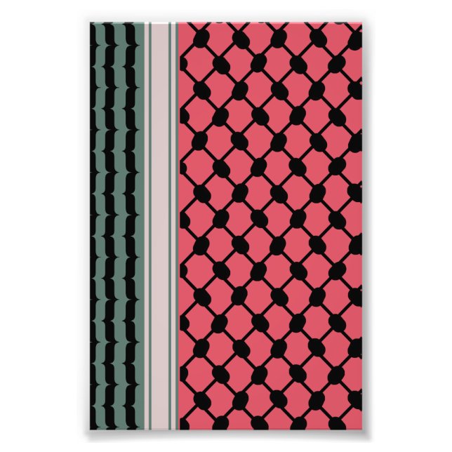 Foto Hatta Keffiyeh Kufiya Folk (Frente)