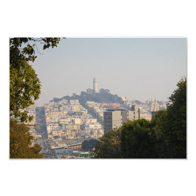 Foto Hazy Coit Tower, San Francisco, California (Frente)